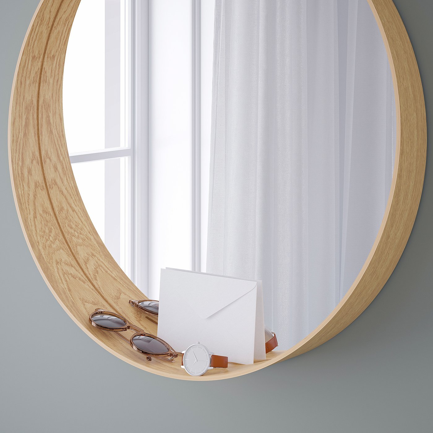 STOCKHOLM ストックホルム ミラー, オーク材突き板, 60 cm - IKEA